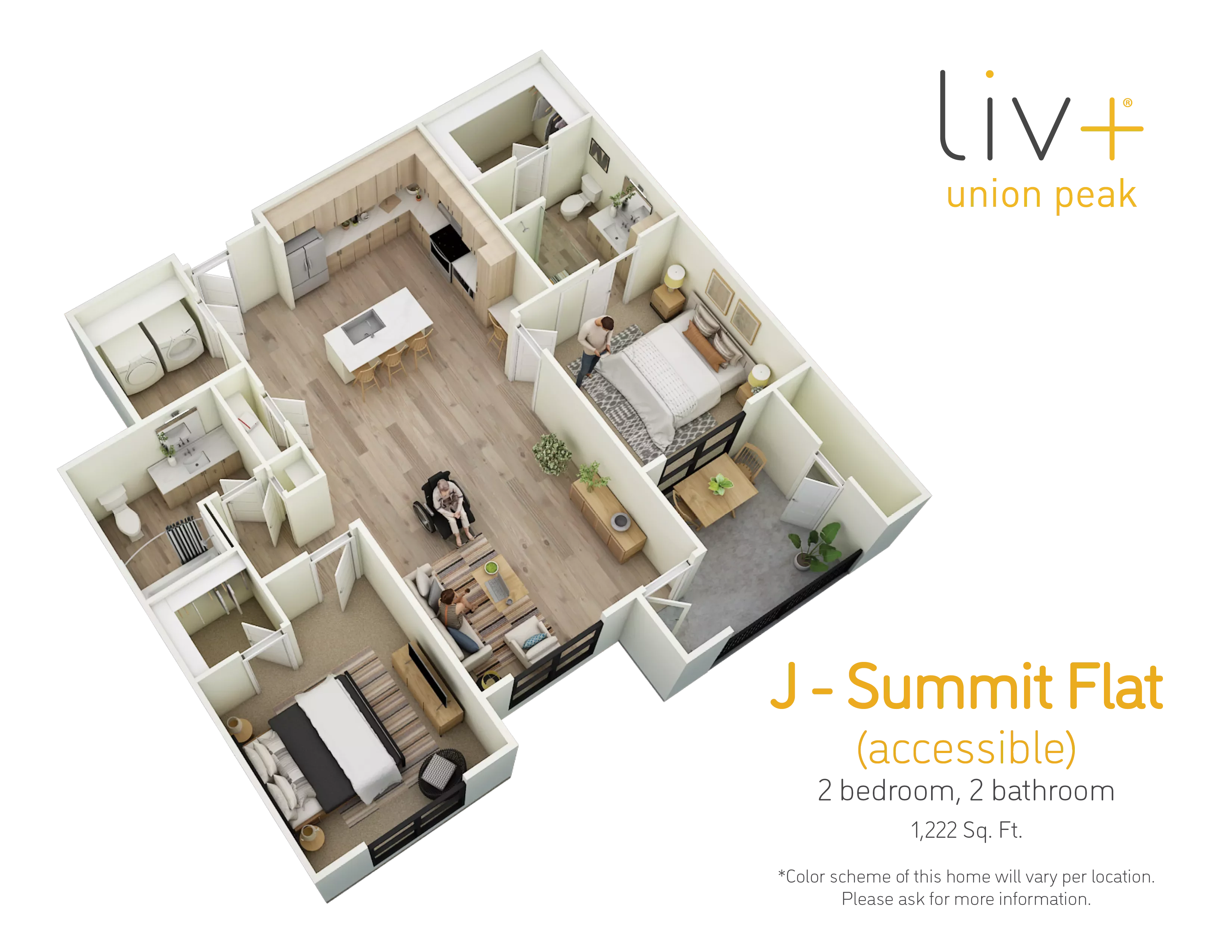 Flat J Accessible - Summit